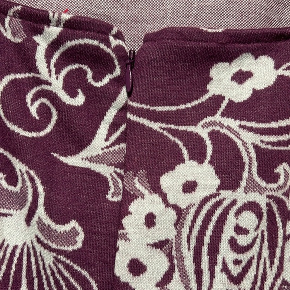 Anthropologie Mock Neck Mini Dress Boho Keyhole Back - Picture 12 of 13